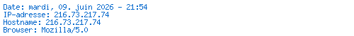 IP-Adresse und weitere Daten